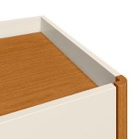 Cômoda Aparador Infinite 8 Gavetas Off White-cinamomo - Móveis Albatroz Off White-cinamomo - 3