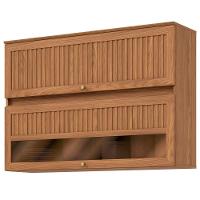 Armario Aereo 2 Portas 120 Cm Mdp Requinte C631 Nature Henn Nature - 1