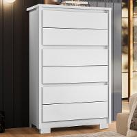 Cômoda Unno 6 Gavetas Branco - Móveis Albatroz Branco - 2