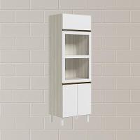 Torre Quente 3p 221x72cm Mdf Kali 16866 Bianco Toq Branco Uv Nicioli Bianco Toq Branco Uv - 9