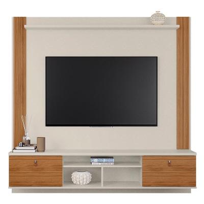 Home Suspenso Pierre 183cm Pérola Metalizado-cinamomo Mel Para Tv Até 65? - Mobler Pérola Metalizado-cinamomo Mel