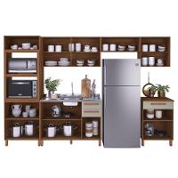 Cozinha Modulada Monza 6 Peças Com Torre Quente 2 Fornos Freijó-off White - Indékes Freijó-off White - 3