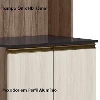 Paneleiro Duplo 4 Portas 70cm Mdf Kali 12230 Carvalho Toq Bianco Carvalho Toq Bianco Toq - 5