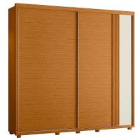 Guarda Roupa Casal Acácia 2 Portas Deslizantes Flex Cinamomo-off White - Móveis Albatroz Cinamomo-off White - 1