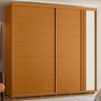 Guarda Roupa Casal Acácia 2 Portas Deslizantes Flex Cinamomo-off White - Móveis Albatroz Cinamomo-off White - 2