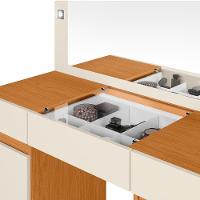 Penteadeira Camarim Studio 2 Portas E 3 Gavetas Cinamomo-off White - Móveis Albatroz Cinamomo-off White