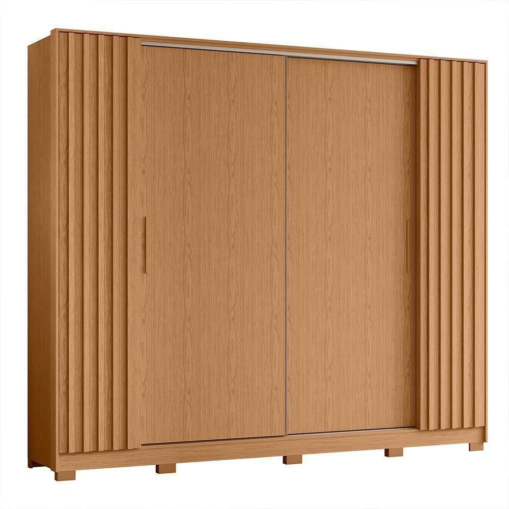 Guarda Roupa Casal Jacarandá 4 Portas Flex Freijó - Móveis Albatroz Freijó - 1