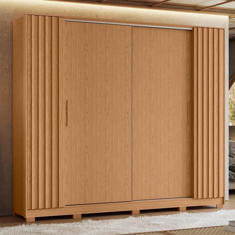 Guarda Roupa Casal Jacarandá 4 Portas Flex Freijó - Móveis Albatroz Freijó - 4