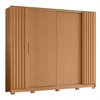 Guarda Roupa Casal Jacarandá 4 Portas Flex Freijó - Móveis Albatroz Freijó - 1