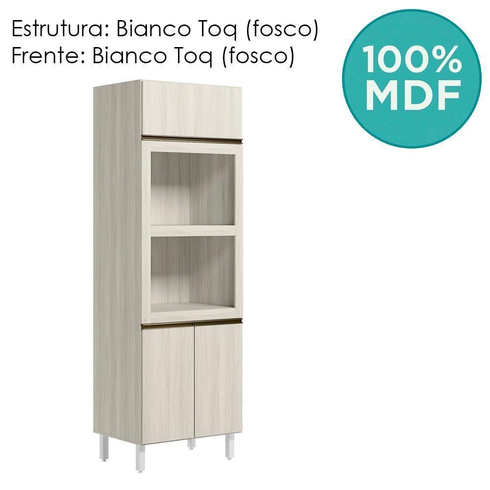 Torre Quente 3p 221x72cm Mdf Kali 16866 Bianco Toq Bianco Toq Nicioli Bianco Toq Bianco Toq - 5