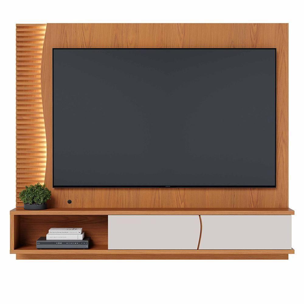 Home Suspenso Egeu Freijó-off White Matte Para Tv Até 65? - Colibri Freijó-off White Matte - 1