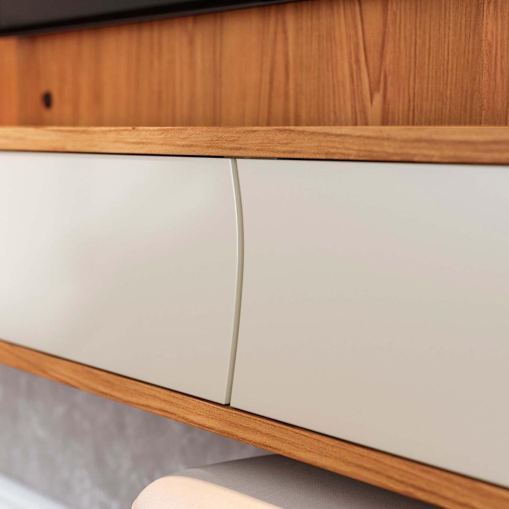 Home Suspenso Egeu Freijó-off White Matte Para Tv Até 65? - Colibri Freijó-off White Matte - 4