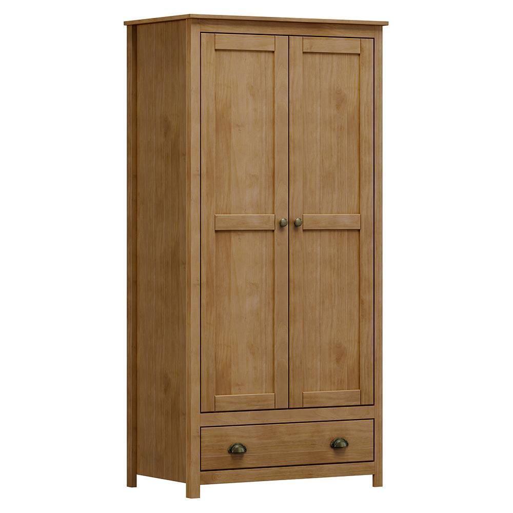 Guarda Roupa Solteiro Topázio 2 Portas E 1 Gaveta Freijó - Finestra Móveis Freijó - 1