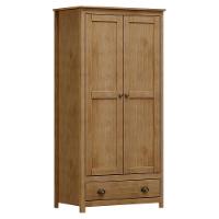 Guarda Roupa Solteiro Topázio 2 Portas E 1 Gaveta Freijó - Finestra Móveis Freijó - 1