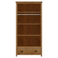 Guarda Roupa Solteiro Topázio 2 Portas E 1 Gaveta Freijó - Finestra Móveis Freijó - 3