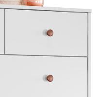 Cômoda Vittoria 6 Gavetas Branco - Móveis Albatroz Branco - 3