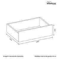 Cômoda Vittoria 6 Gavetas Branco - Móveis Albatroz Branco