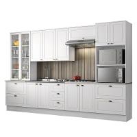 Cozinha Completa Americana 6 Peças Com Torre Quente 2 Fornos Branco - Móveis Henn Branco - 1