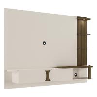 Painel Com Suporte Para Tv Até 72 Polegadas 2 Portas Multimóveis Cr45318 Off White-pinho Ripado - 5