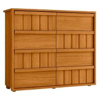 Cômoda Tarsila 8 Gavetas Cinamomo - Madetec Cinamomo - 1