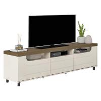 Rack Para Tv Até 75 Polegadas 200cm 2 Portas 1 Gaveta Multimóveis Cr45325 Pinho/off White Pinho/off White - 2