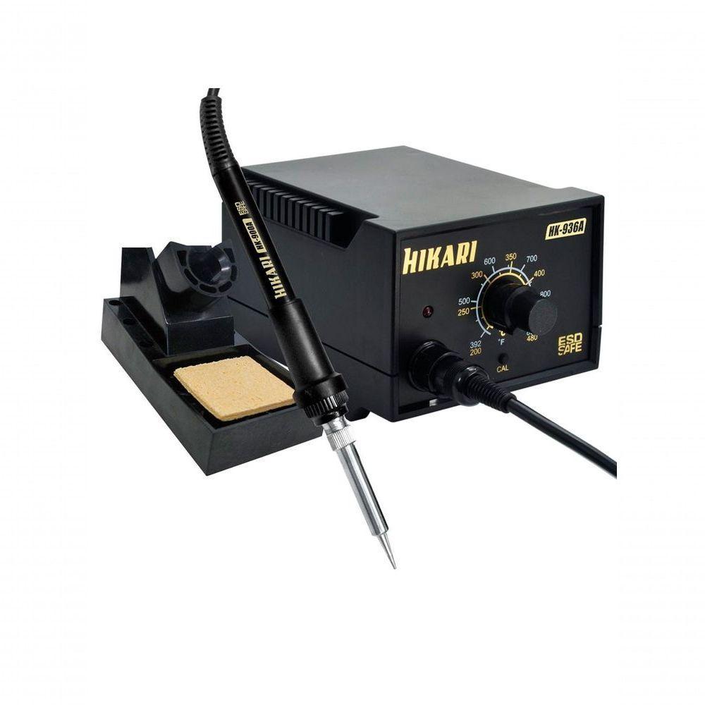 Estação De Solda Analógica Esd Temperatura Ajustável 200ºc ~ 480ºc Hk-936a 220V - 1