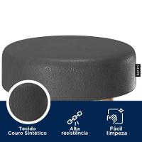 Kit 4 Banquetas Berlin 70cm Couríssimo Preto - Salaone Preto - 3