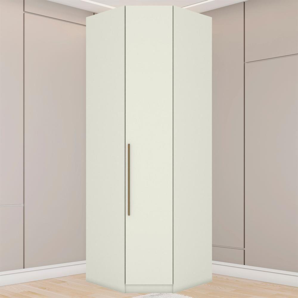 Canto Obliquo Modulado 1 Porta 241x82 Cm Seletto Areia Henn Areia - 2