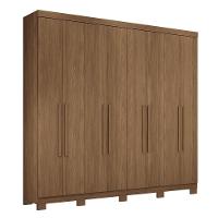 Guarda Roupa Casal Master New 8.4 8 Portas Jatobá Com Pés - Santos Andirá Jatobá - 1