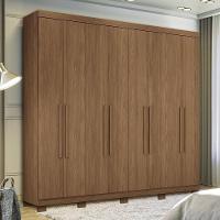 Guarda Roupa Casal Master New 8.4 8 Portas Jatobá Com Pés - Santos Andirá Jatobá - 2