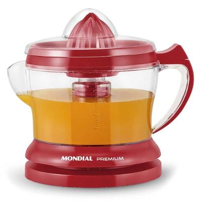 Espremedor de Frutas Elétrico E-23 Jarra 1,25L Vermelho 110V Mondial