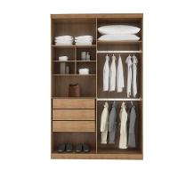 Guarda Roupa Casal Fenix 4 Portas 3 Gavetas Rufato Imbuia/off White/imbuia