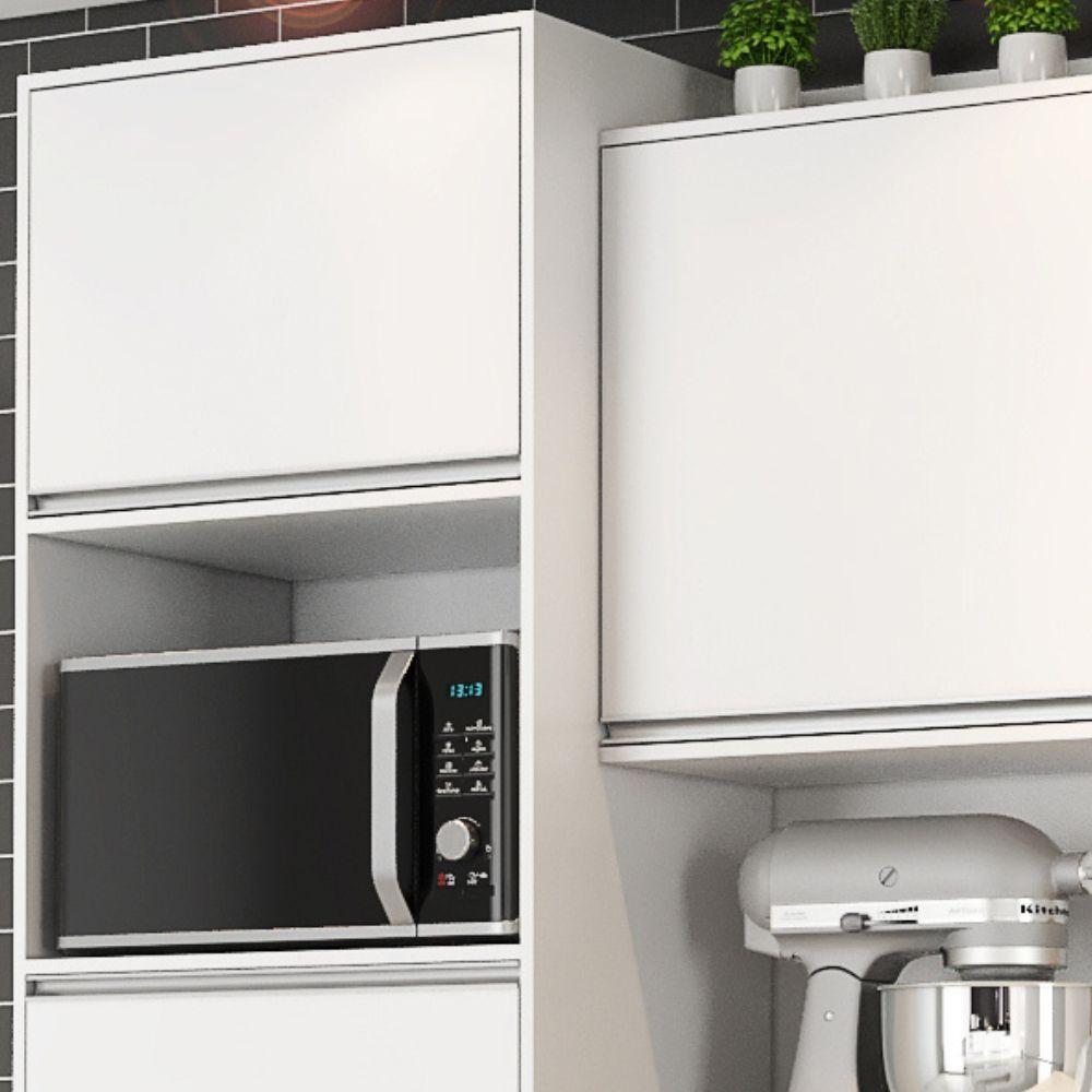 Kit Armário Cozinha Compacta Isabel 5 Portas Branco Ajl - 6