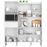 Kit Armário Cozinha Compacta Isabel 5 Portas Branco Ajl - 5