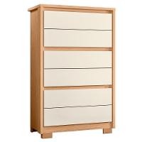 Cômoda Unno 6 Gavetas Freijó-off White - Móveis Albatroz Freijó-off White - 1