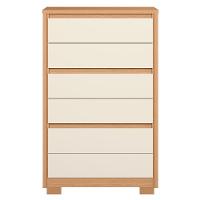 Cômoda Unno 6 Gavetas Freijó-off White - Móveis Albatroz Freijó-off White - 3