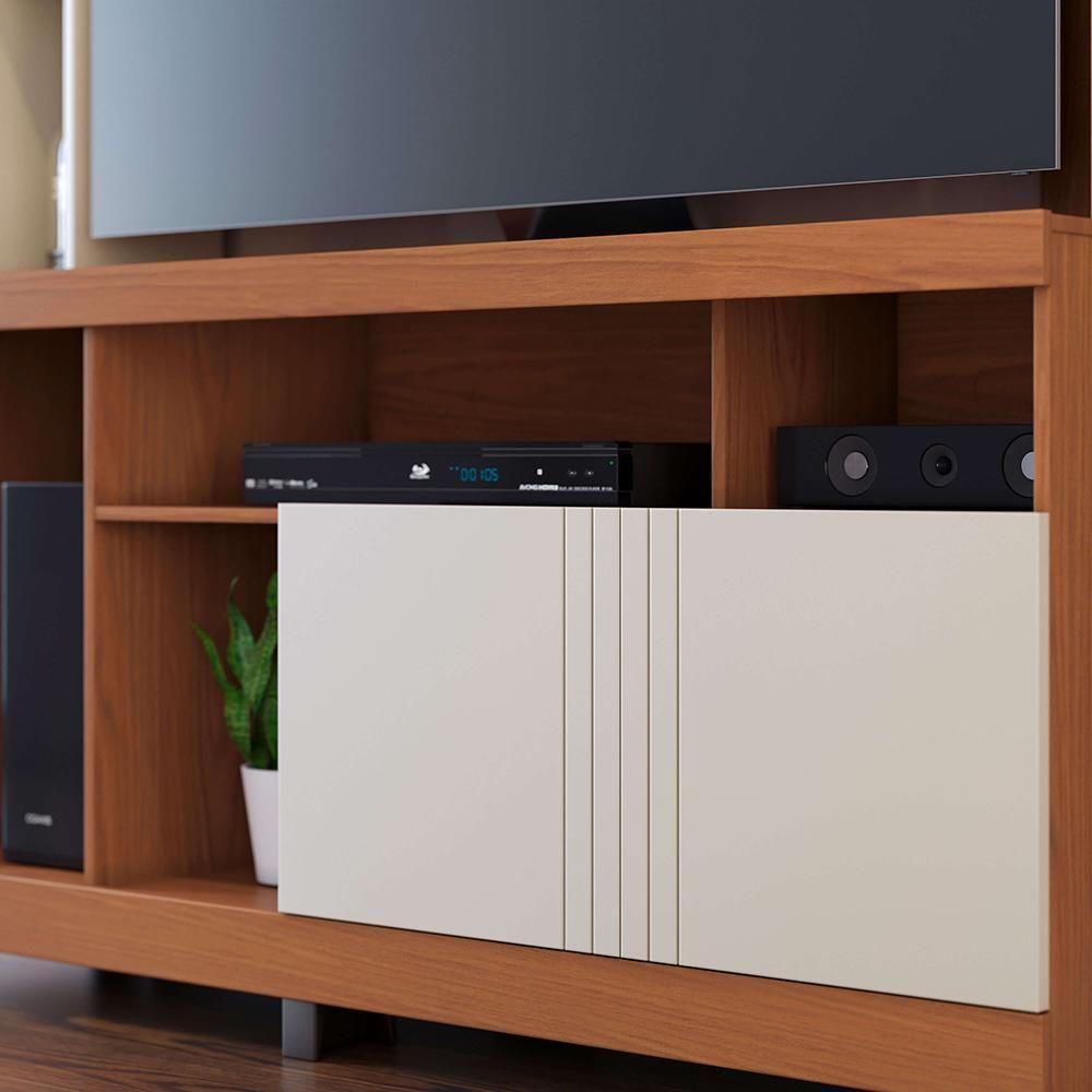 Estante Home Theater Elba Freijó-off White Matte Para Tv Até 50? - Colibri Freijó-off White Matte - 3
