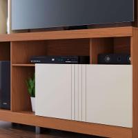 Estante Home Theater Elba Freijó-off White Matte Para Tv Até 50? - Colibri Freijó-off White Matte - 3