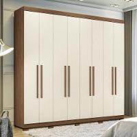 Guarda Roupa Casal Master New 8.4 8 Portas Jatobá-areia Com Pés - Santos Andirá Jatobá-areia - 2
