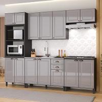 Cozinha Modulada Firenze 5 Peças Com Torre Quente 2 Fornos Chumbo-titânio - Indékes Chumbo-titânio - 2