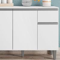 Cozinha Modulada Completa 4 Peças Vanessa Branco Ajl - 6