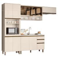 Cozinha Completa 4 Peças Connect Off White Com Torre Quente - Móveis Henn Off White - 1