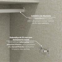 Guarda Roupa Modulado 2 Portas 241x159 Cm Seletto Areia Jequitiba Henn Areia Jequitiba