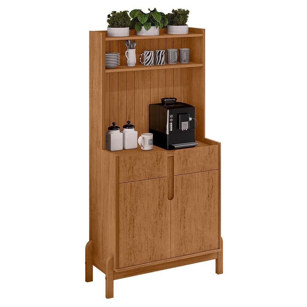 Aparador Cantinho Do Café Lizz 2 Portas E 2 Gavetas Cedro - Casa D Cedro - 1