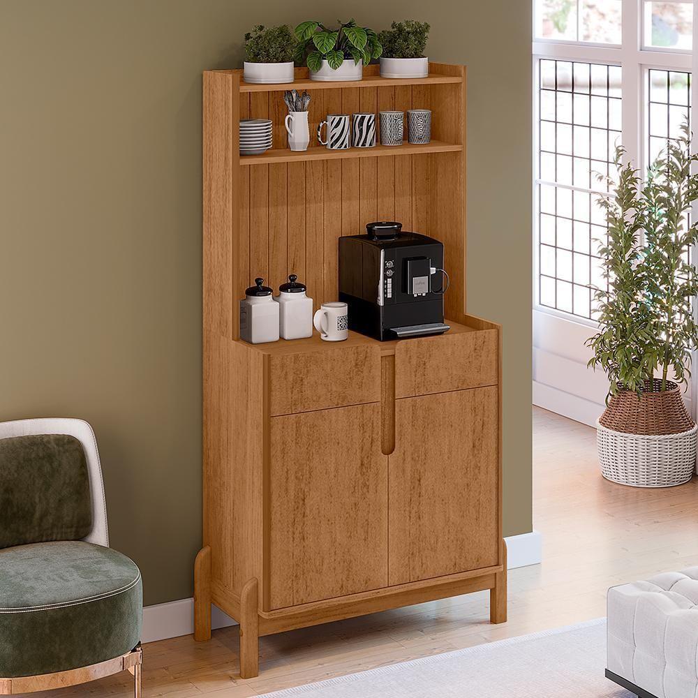 Aparador Cantinho Do Café Lizz 2 Portas E 2 Gavetas Cedro - Casa D Cedro - 2