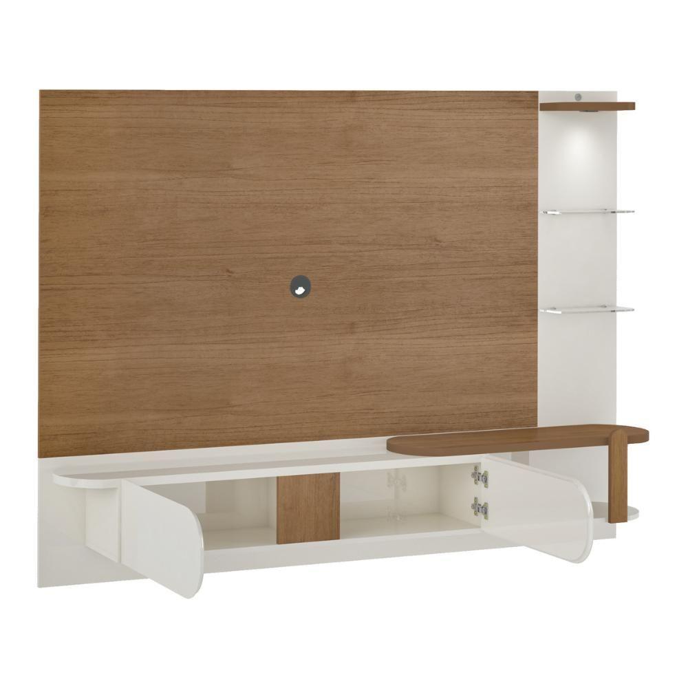 Painel Com Suporte Para Tv Até 72 Polegadas 2 Portas Multimóveis Cr45318 Cinamomo-off White - 4