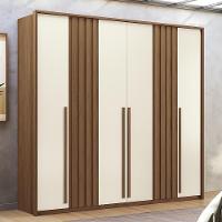 Guarda Roupa Casal Coimbra 6 Portas Jatobá-areia - Santos Andirá Jatobá-areia - 2