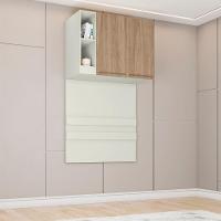 Ponte Solteiro Modulado 2 Portas 185x104 Cm Seletto Areia Jequitiba Henn Areia Jequitiba - 2