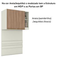 Ponte Solteiro Modulado 2 Portas 185x104 Cm Seletto Areia Jequitiba Henn Areia Jequitiba - 6