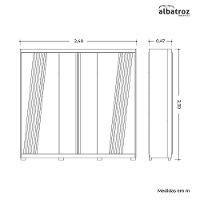 Guarda Roupa Casal Ouro Verde 6 Portas Cinamomo-off White - Móveis Albatroz Cinamomo-off White